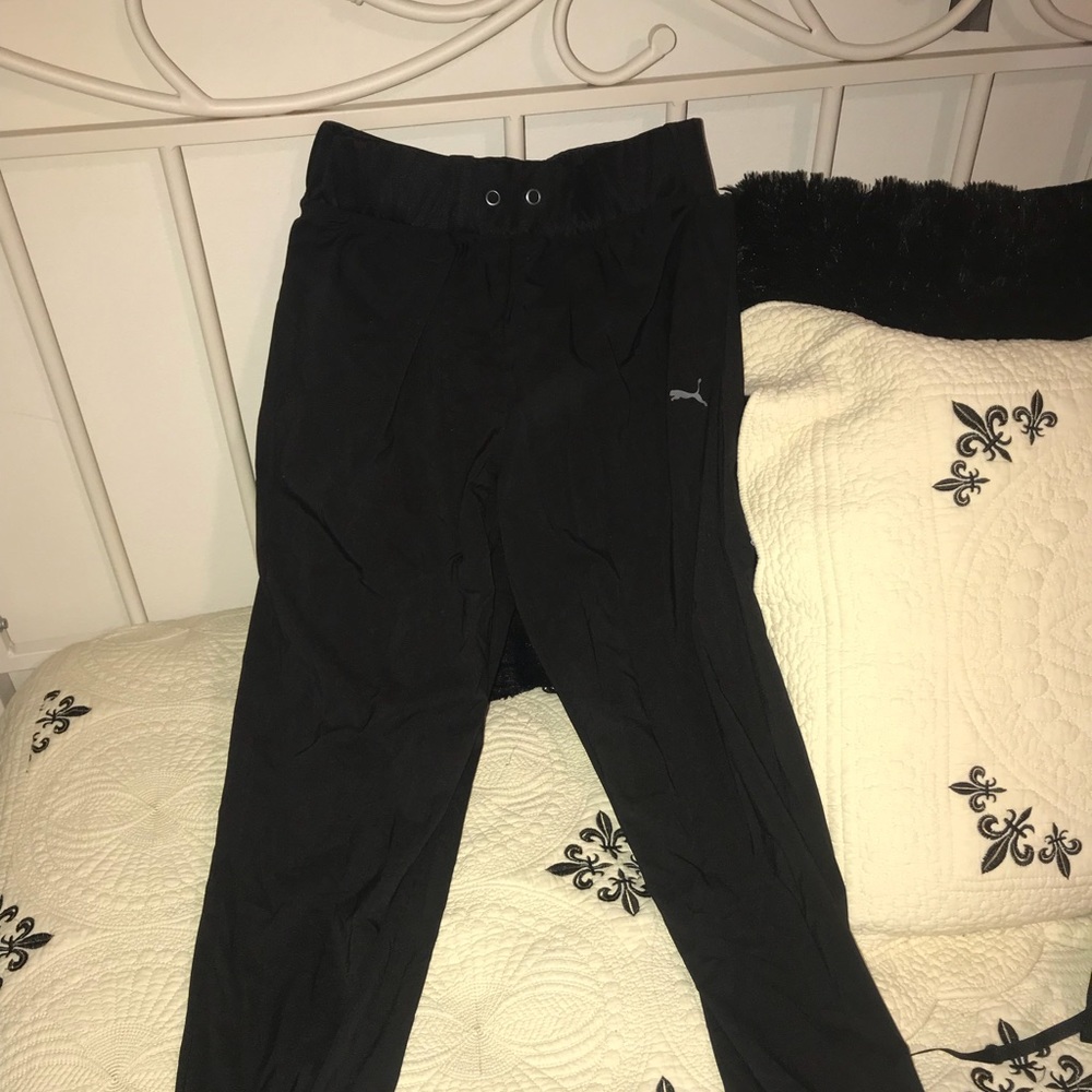Black, Waterproof Puma Joggers OFFER